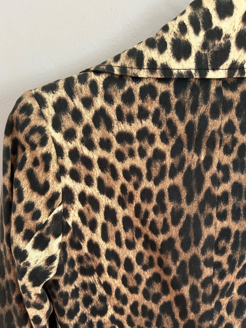 Vintage Leopard Print Trench Coat Adrienne Winkelmann - Picture 3 of 6